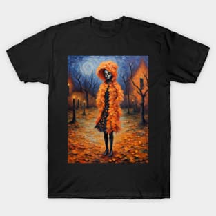 autumn skeleton lady T-Shirt